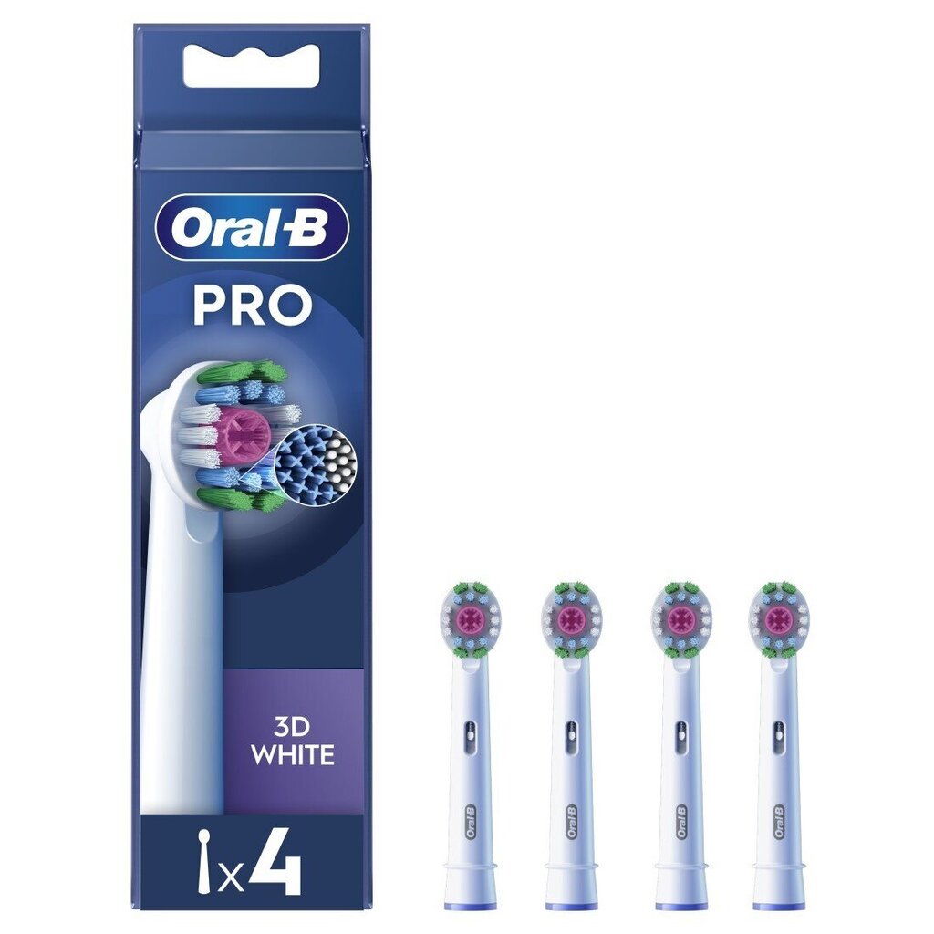 Oral-B EB18-4 3D White Pro hind ja info | Elektriliste hambaharjade otsikud | hansapost.ee