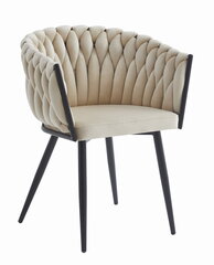 Набор из 2-х стульев Leobert Orion, черный/песочного цвета цена и информация | Стулья для кухни и столовой | hansapost.ee