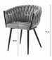 2-toolide komplekt Leobert Orion, must/liivavärvi цена и информация | Köögitoolid, söögitoolid | hansapost.ee