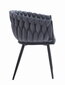 2-toolide komplekt Leobert Orion, must/sinine hind ja info | Köögitoolid, söögitoolid | hansapost.ee