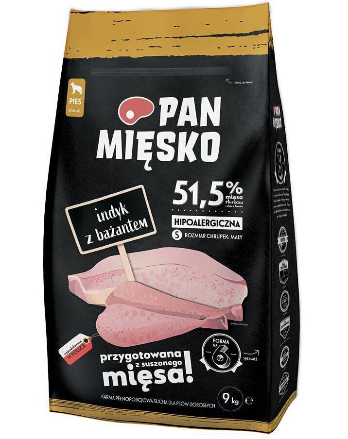 Pan Mięsko väikest tõugu koertele koos kodulindudega, 9 kg цена и информация | Koerte kuivtoit ja krõbinad | hansapost.ee