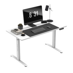 Электрический стол 140 x 70 см Mark Adler Leader 7.4, белый цена и информация | Компьютерные, письменные столы | hansapost.ee