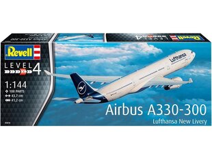 Revell - Airbus A330-300 “Lufthansa New Livery”, 1/144, 03816 price and information | Klotsid ja konstruktorid | hansapost.ee