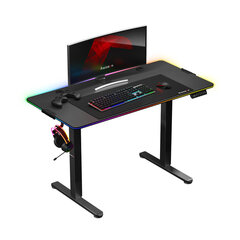 Elektriline laud Huzaro Hero 8.2 RGB LED Black hind ja info | Arvutilauad, kirjutuslauad | hansapost.ee