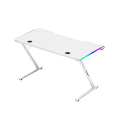 Игровой стол Huzaro Hero 2.5 RGB WHITE, белый цена и информация | Компьютерные, письменные столы | hansapost.ee