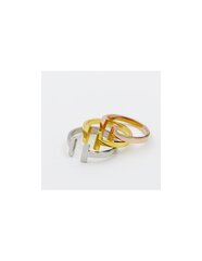 Открытое кольцо из позолоченной стали Troli  цена и информация | Кольцо | hansapost.ee