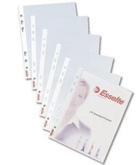 Кармашки Esselte, A4 прозрачные, 100 шт. цена и информация | Канцелярские товары | hansapost.ee