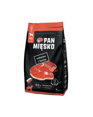 Pan Mięsko для мелких пород с говядиной и козлятиной, 9 кг цена и информация | Сухой корм для собак | hansapost.ee