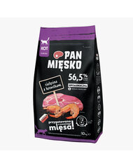 Сухой корм Pan Mięsko для кошек с телятиной и креветками, 10 кг цена и информация | Сухой корм для кошек | hansapost.ee