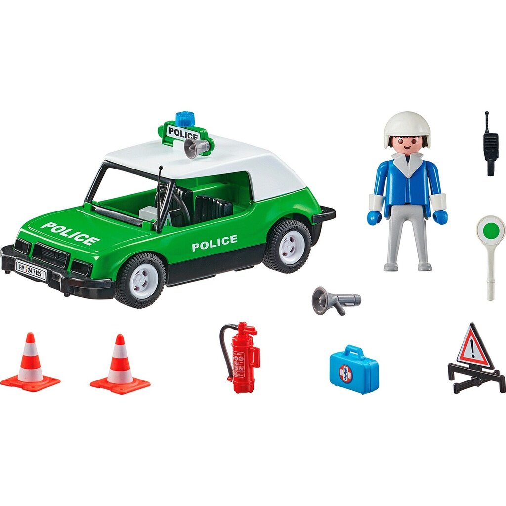 71591 PLAYMOBIL® 50, politseiauto hind ja info | Klotsid ja konstruktorid | hansapost.ee