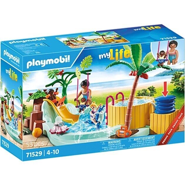 71529 PLAYMOBIL® myLife, basseinikomplekt цена и информация | Klotsid ja konstruktorid | hansapost.ee