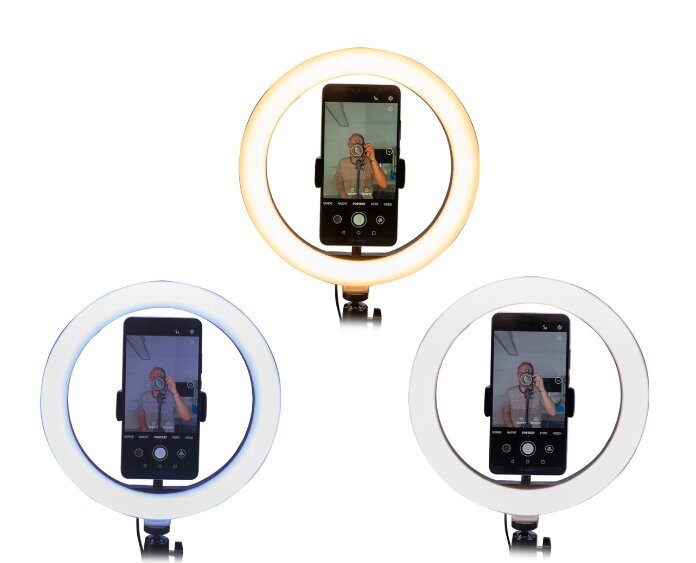 Statiiv LoomiPod XL LED lambiga nutitelefonidele must цена и информация | Selfie pulgad | hansapost.ee