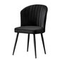2-tooli komplekt Kalune Design Rubi, must цена и информация | Köögitoolid, söögitoolid | hansapost.ee