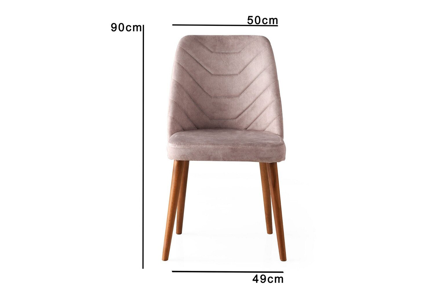 2-tooli komplekt Kalune Kalune Design Dallas 555, beež/pruun hind ja info | Köögitoolid, söögitoolid | hansapost.ee