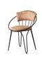 2-tooli komplekt Kalune Design Istanbul 268, beež/must цена и информация | Köögitoolid, söögitoolid | hansapost.ee