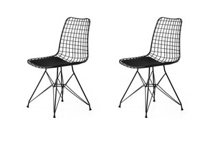 2-tooli komplekt Kalune Design Tivoli 271, must hind ja info | Köögitoolid, söögitoolid | hansapost.ee
