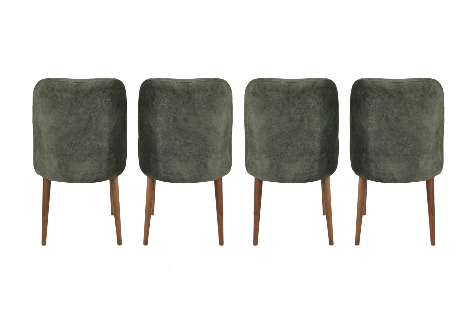 4-tooli komplekt Kalune Design Dallas 558, roheline/pruun hind ja info | Köögitoolid, söögitoolid | hansapost.ee