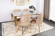 4-tooli komplekt Kalune Design Madrid 913, kuld/pruun цена и информация | Köögitoolid, söögitoolid | hansapost.ee