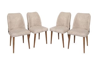 4-tooli komplekt Kalune Design Nova 071, beež/pruun hind ja info | Köögitoolid, söögitoolid | hansapost.ee