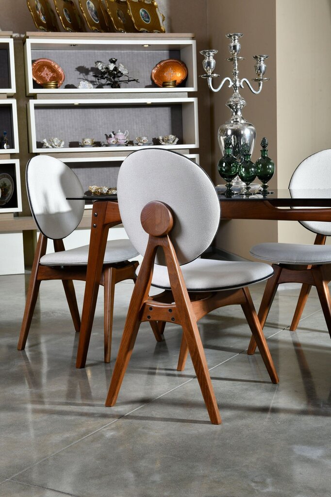 2-tooli komplektKalune Design Touch, beež/pruun hind ja info | Köögitoolid, söögitoolid | hansapost.ee