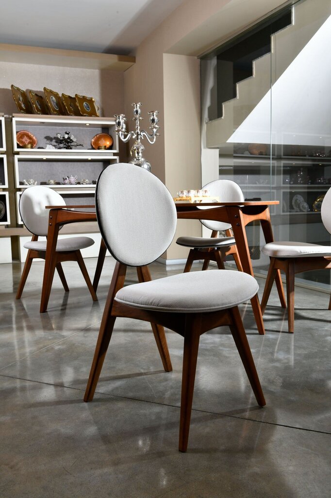 2-tooli komplektKalune Design Touch, beež/pruun hind ja info | Köögitoolid, söögitoolid | hansapost.ee
