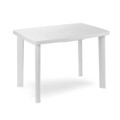 Стол Faretto 102x68 см, белый цена и информация | Садовые столы и столики | hansapost.ee