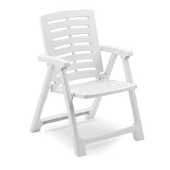 Kokkupandav tool Rexi, valge цена и информация | Садовые стулья, кресла, пуфы | hansapost.ee