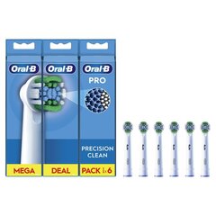 Oral-B EB20-6 Precision Clean Pro hind ja info | Elektriliste hambaharjade otsikud | hansapost.ee