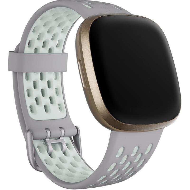 Fitbit Watch Band Sport Large Grey Mint цена и информация | Nutikellade aksessuaarid ja tarvikud | hansapost.ee