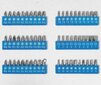 Peade ja võtmete komplekt Gude GWZK 104, 104 tk. 1/2" + 1/4" цена и информация | Lisatarvikud | hansapost.ee