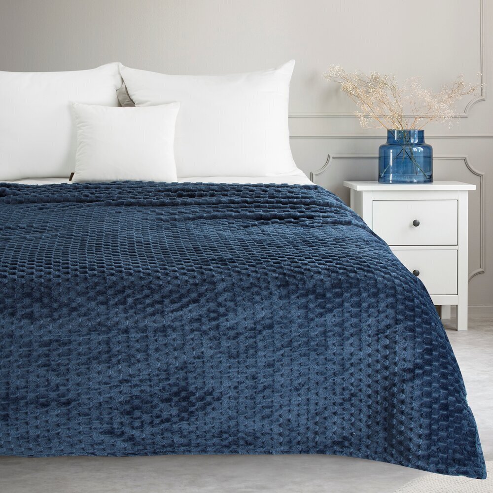 Eurocurtains voodikate, 150x200 cm, sinine hind ja info | Pleedid, voodikatted ja päevatekid | hansapost.ee