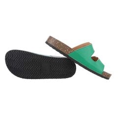 Naiste sandaalid, roheline цена и информация | Шлепанцы, тапочки для женщин | hansapost.ee
