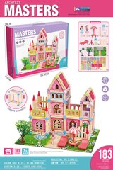 Деревянный кукольный домик с аксессуарами цена и информация | Игрушки для девочек | hansapost.ee