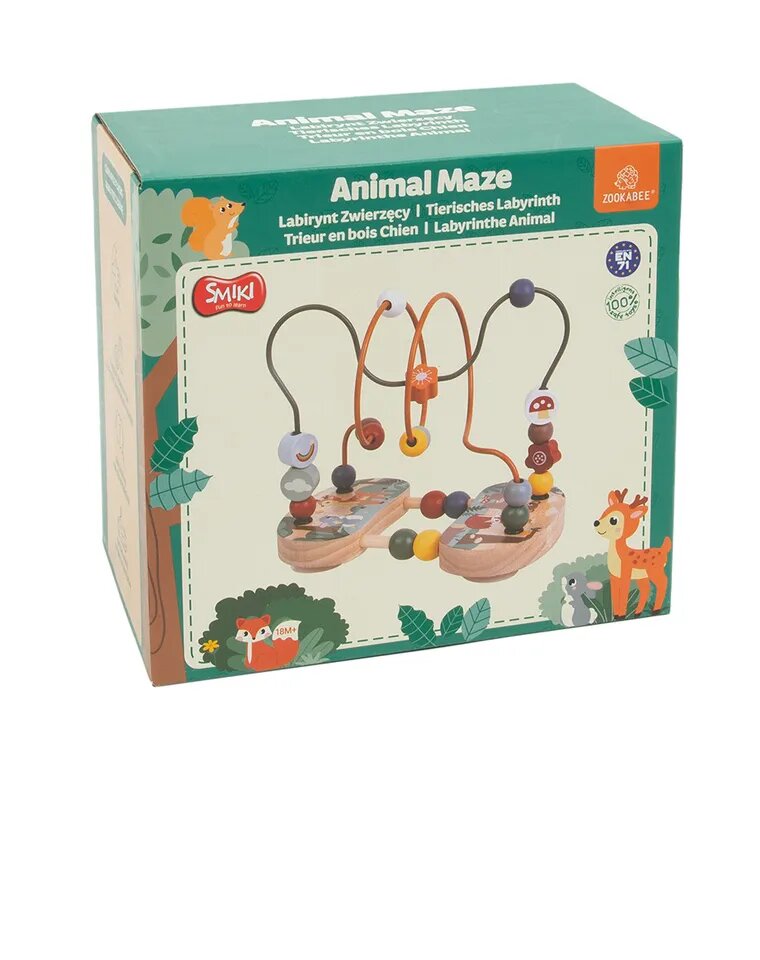 SMIKI FOREST ANIMAL MAZE hind ja info | Beebide mänguasjad | hansapost.ee