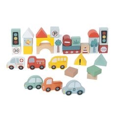 Puidust ehitusklotsid City Smiki цена и информация | Игрушки для малышей | hansapost.ee