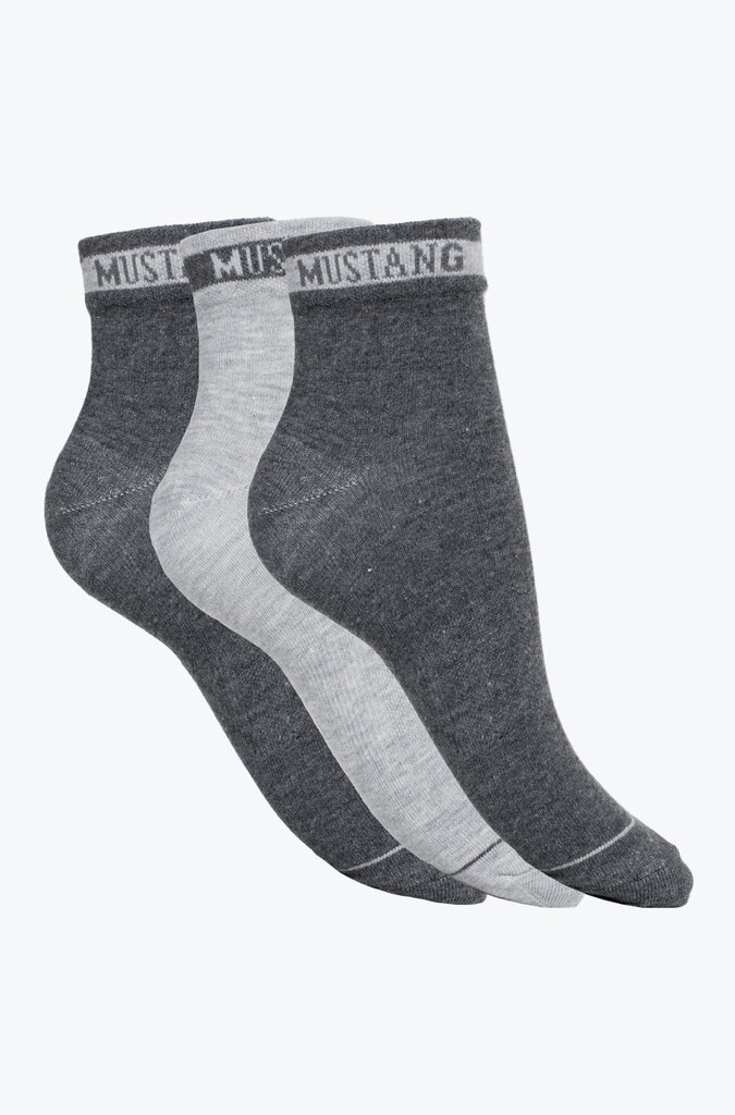 Mustang meeste sokid 3pk, hall-tumehall hind ja info | Sokid meestele | hansapost.ee