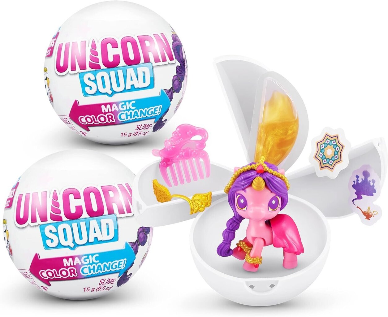 Unicorn Squad 5 üllatusmänguasi koos tarvikutega, 7. seeria, 77421GQ1 hind ja info | Mänguasjad tüdrukutele | hansapost.ee