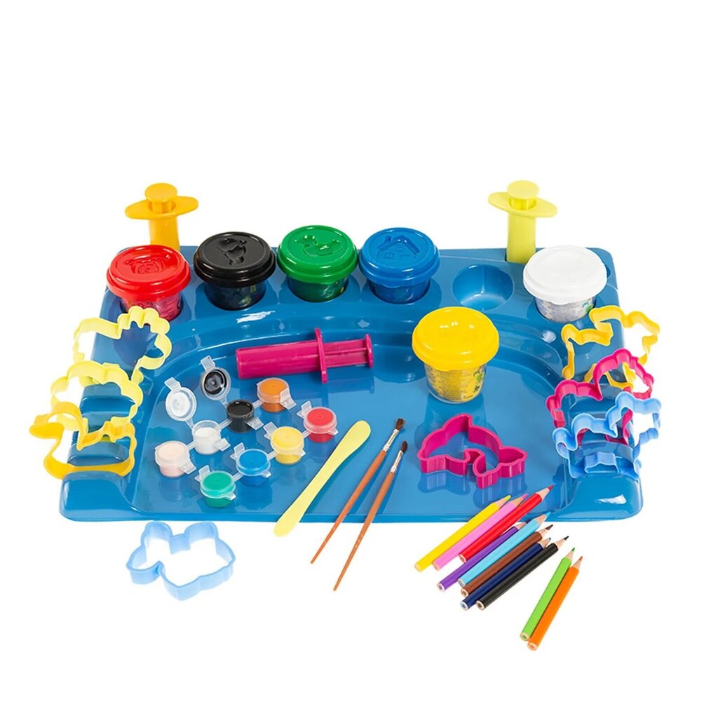 Loov plastiliini komplekt Smiki, 42-osaline hind ja info | Arendavad laste mänguasjad | hansapost.ee