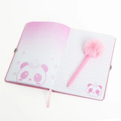 Päevik koos pastakaga Panda Smiki цена и информация | Бумага, тетради | hansapost.ee