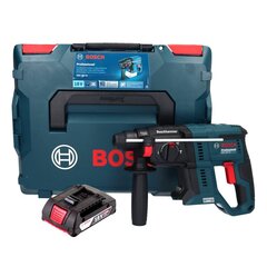 Bosch GBH 18V-21 Professional Cordless Punch 18 V 2,0 J + 1x aku 2,0 Ah + L-BOXX - ilma laadijata цена и информация | Перфораторы | hansapost.ee