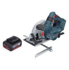 Bosch GKS 18V-57-2 Professionaalne aku käsiketassaag 18 V 165 mm + 1x aku 4,0 Ah - ilma laadijata цена и информация | Пилы, циркулярные станки | hansapost.ee