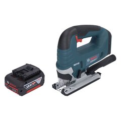 Bosch GST 18V-125 B Professionaalne akusaag 18 V 125 mm + 1x aku 4,0 Ah - ilma laadijata hind ja info | Elektrilised saed, ketassaed ja tarvikud | hansapost.ee