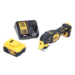 DeWalt DCS 356 P1-XJ Juhtmeta multitööriist 18 V + 1x 5,0 Ah aku + laadija + tarvikud hind ja info | Elektrilised saed, ketassaed ja tarvikud | hansapost.ee