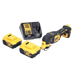 DeWalt DCS 356 P2-XJ Juhtmeta multitööriist 18 V + 2x akut 5,0 Ah + laadija + tarvikud hind ja info | Elektrilised saed, ketassaed ja tarvikud | hansapost.ee