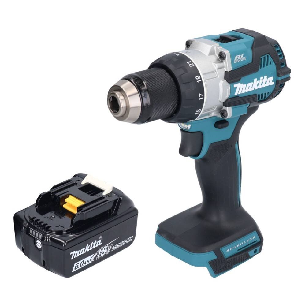 Makita DHP 489 G1 akulööktrell 18 V 73 Nm + 1x aku 6,0 Ah - ilma laadijata hind ja info | Akutrellid, puurid ja kruvikeerajad | hansapost.ee