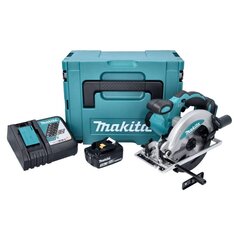 Makita DSS 610 RF1J aku käsiketassaag 18 V 165 mm + 1x aku 3,0 Ah + laadija + Makpac hind ja info | Elektrilised saed, ketassaed ja tarvikud | hansapost.ee