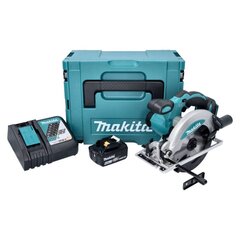 Makita DSS 610 RG1J aku käsiketassaag 18 V 165 mm + 1x aku 6,0 Ah + laadija + Makpac цена и информация | Пилы, циркулярные станки | hansapost.ee