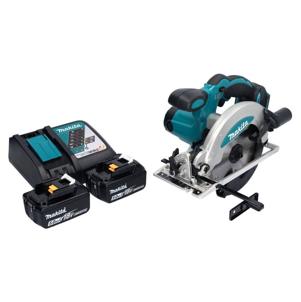 Makita DSS 610 RT aku käsitsi ketassaag 18 V 165 mm + 2x akut 5,0 Ah + laadija цена и информация | Elektrilised saed, ketassaed ja tarvikud | hansapost.ee