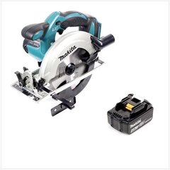 Makita DSS 611 M1 aku käsiketassaag 18 V 165 mm + 1x aku 4,0 Ah - ilma laadijata hind ja info | Elektrilised saed, ketassaed ja tarvikud | hansapost.ee