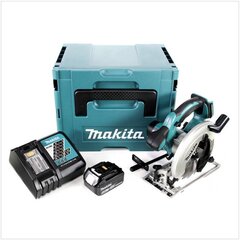 Makita DSS 611 RT1J aku käsiketassaag 18 V 165 mm + 1x aku 5,0 Ah + laadija + Makpac hind ja info | Elektrilised saed, ketassaed ja tarvikud | hansapost.ee